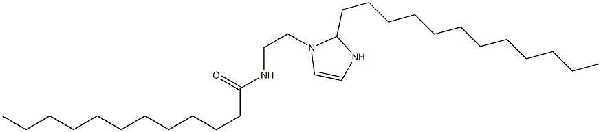 1-(2-Lauroylaminoethyl)-2-dodecyl-4-imidazoline 结构式