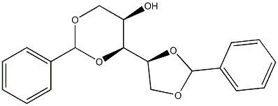 1-O,2-O:3-O,5-O-Dibenzylidene-D-xylitol 结构式