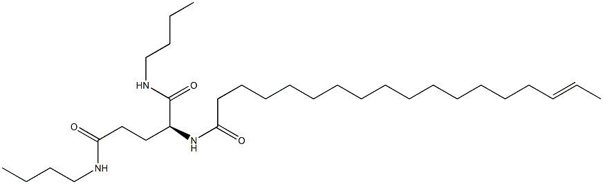 N2-(16-Octadecenoyl)-N1,N5-dibutylglutaminamide 结构式