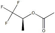 (+)-Acetic acid (S)-1-(trifluoromethyl)ethyl ester 结构式