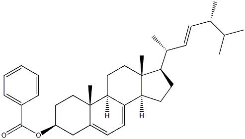 Ergosterol benzoate 结构式