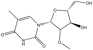 2'-Methoxythymidine 结构式