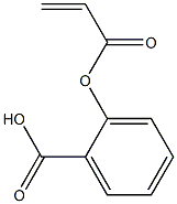 2-(Acryloyloxy)benzoic acid 结构式