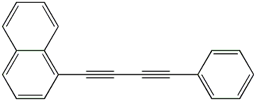 1-(1-Naphthalenyl)-4-phenyl-1,3-butadiyne 结构式