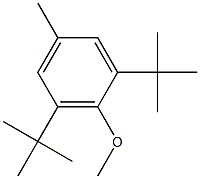 4-Methoxy-3,5-di-tert-butyltoluene 结构式