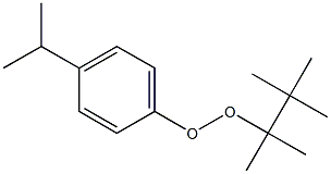 4-Isopropylphenyl 1,1,2,2-tetramethylpropyl peroxide 结构式