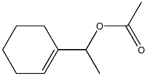 Acetic acid 1-(1-cyclohexenyl)ethyl ester 结构式