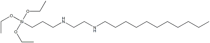 3-(Triethoxysilyl)-N-[2-(undecylamino)ethyl]propan-1-amine 结构式