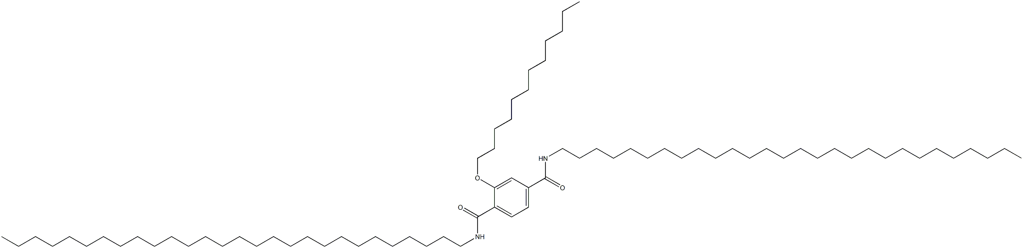 2-(Dodecyloxy)-N,N'-dioctacosylterephthalamide 结构式