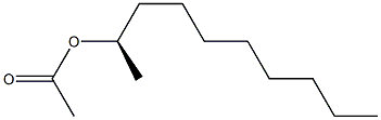 (-)-Acetic acid (R)-1-methylnonyl ester 结构式