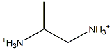 1,2-Diammoniopropane 结构式