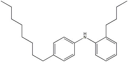 2-Butyl-N-(4-octylphenyl)aniline 结构式