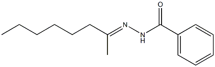 N'-(1-Methylheptylidene)benzohydrazide 结构式