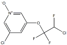 5-Chloro-3-(2-chloro-1,1,2-trifluoroethoxy)pyridine 1-oxide 结构式