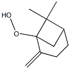 6,6-Dimethyl-2-methylenebicyclo[3.1.1]heptan-1-yl hydroperoxide 结构式