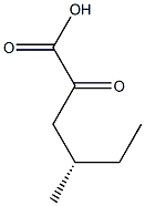 (S)-4-Methyl-2-oxohexanoic acid 结构式