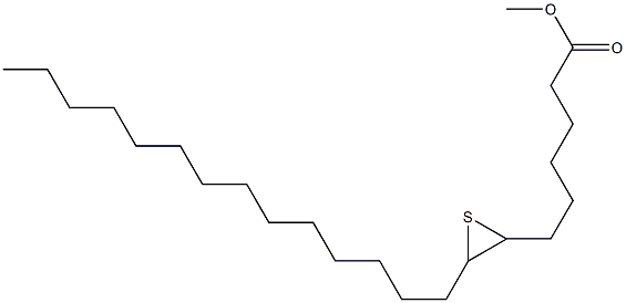 7,8-Epithiodocosanoic acid methyl ester 结构式