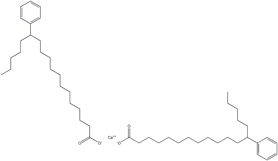 Bis(13-phenylstearic acid)calcium salt 结构式