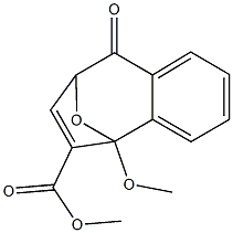 8,9-Dihydro-5-methoxy-9-oxo-5,8-epoxy-5H-benzocycloheptene-6-carboxylic acid methyl ester 结构式