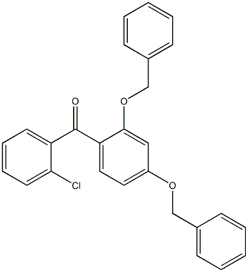 2,4-Bis(benzyloxy)-2'-chlorobenzophenone 结构式