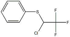 1-Chloro-2,2,2-trifluoro-1-phenylthioethane 结构式