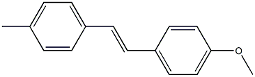 4-Methyl-4'-methoxy-trans-stilbene 结构式