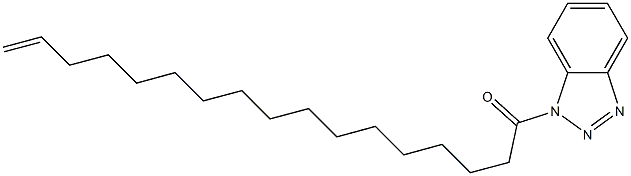 1-(16-Heptadecenoyl)-1H-benzotriazole 结构式