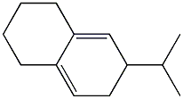 1,2,3,4,6,7-Hexahydro-6-isopropylnaphthalene 结构式