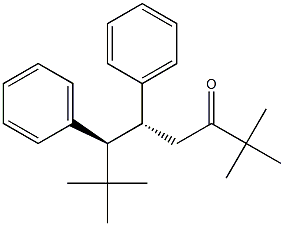 (5R,6S)-2,2,7,7-Tetramethyl-5,6-diphenyloctan-3-one 结构式