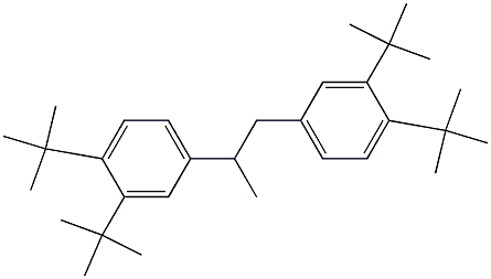 1,2-Bis(3,4-di-tert-butylphenyl)propane 结构式