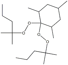 2,4,6-Trimethyl-1,1-bis(1,1-dimethylbutylperoxy)cyclohexane 结构式