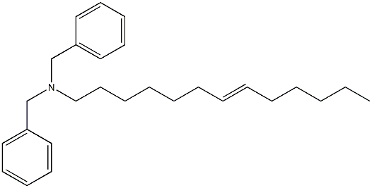 (7-Tridecenyl)dibenzylamine 结构式