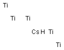 Pentatitanium cesium 结构式