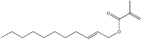 Methacrylic acid (2-undecenyl) ester 结构式