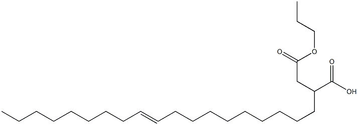 2-(10-Nonadecenyl)succinic acid 1-hydrogen 4-propyl ester 结构式