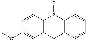 2-Methoxy-9H-thioxanthene 10-oxide 结构式