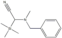 2-(N-Benzyl-N-methylamino)-2-(trimethylsilyl)acetonitrile 结构式