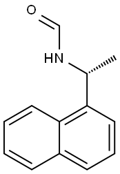 (+)-N-[(R)-1-(1-Naphtyl)ethyl]formamide 结构式