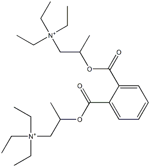 2,2'-(Phthaloylbisoxy)bis(N,N,N-triethyl-1-propanaminium) 结构式