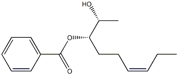 (2R,3S,6Z)-3-(Benzoyloxy)-6-nonen-2-ol 结构式