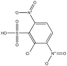 6-Chloro-2,5-dinitrobenzenesulfonic acid 结构式