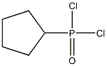 Cyclopentyldichlorophosphine oxide 结构式