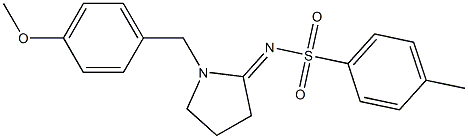 1-(4-Methoxybenzyl)-2-(tosylimino)pyrrolidine 结构式