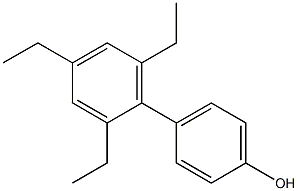 4-(2,4,6-Triethylphenyl)phenol 结构式