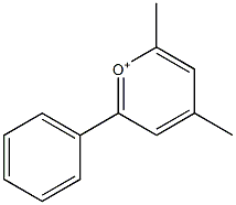 6-Phenyl-2,4-dimethylpyrylium 结构式