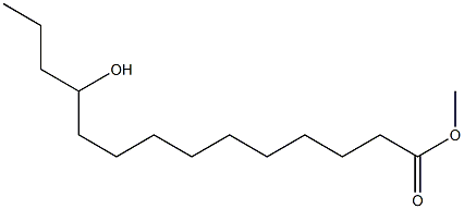 11-Hydroxytetradecanoic acid methyl ester 结构式