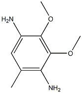 2,3-Dimethoxy-5-methyl-p-phenylenediamine 结构式