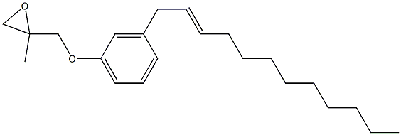 3-(2-Dodecenyl)phenyl 2-methylglycidyl ether 结构式