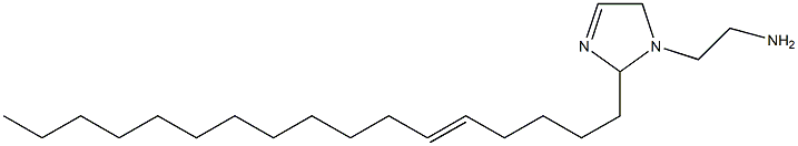1-(2-Aminoethyl)-2-(5-heptadecenyl)-3-imidazoline 结构式