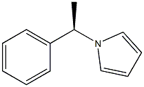 1-[(R)-1-Phenylethyl]-1H-pyrrole 结构式